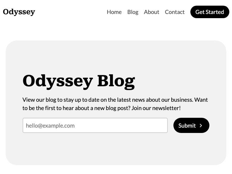 Blog Page